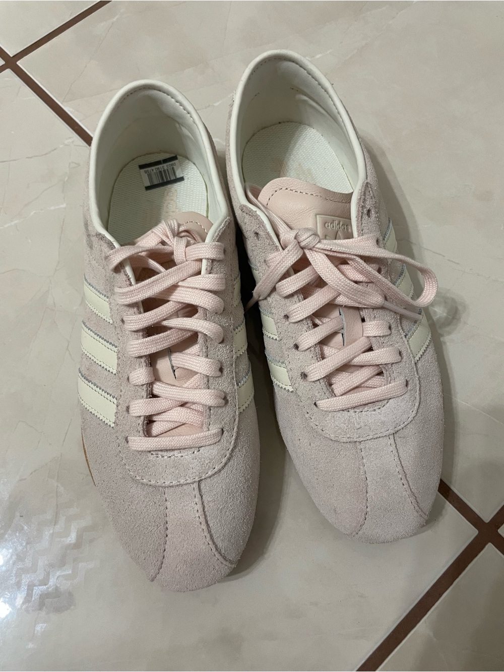 Adidas Tokyo Women’s Pale Pink Suede Classic Sneakers